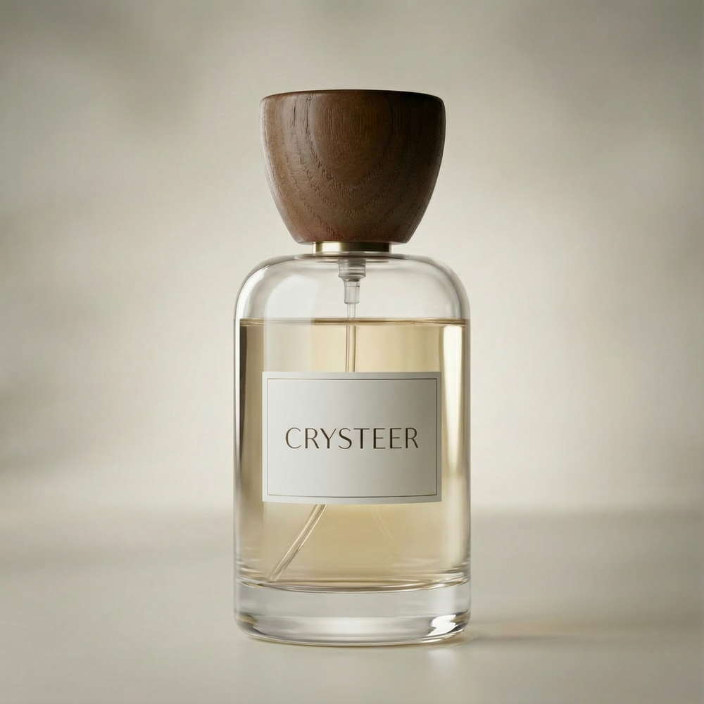 Perfume Bottle - Clear Cylinder Glass Perfume Spray Bottle - Premium Quality Luxury CE Certificate